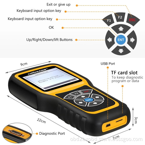 OBDStar X300M Special for Odometer Adjustment and OBDII Support Mercedes Benz & MQB VAG KM Function